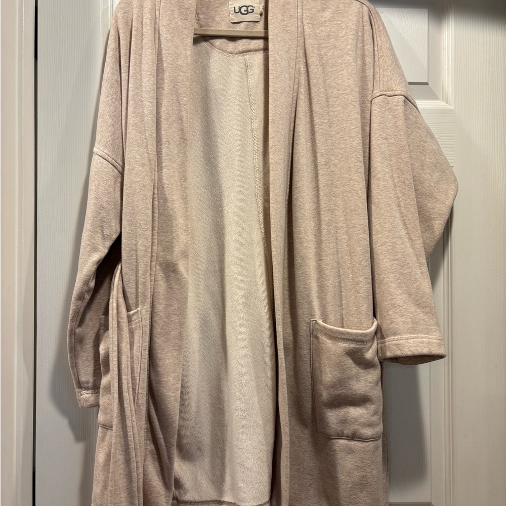 UGG Beige Open Front Cardigan